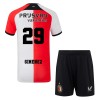 Original Trikotsatz Feyenoord Rotterdam Rotterdam Gimenez 29 Heimtrikot 2024-25 Für Kinder